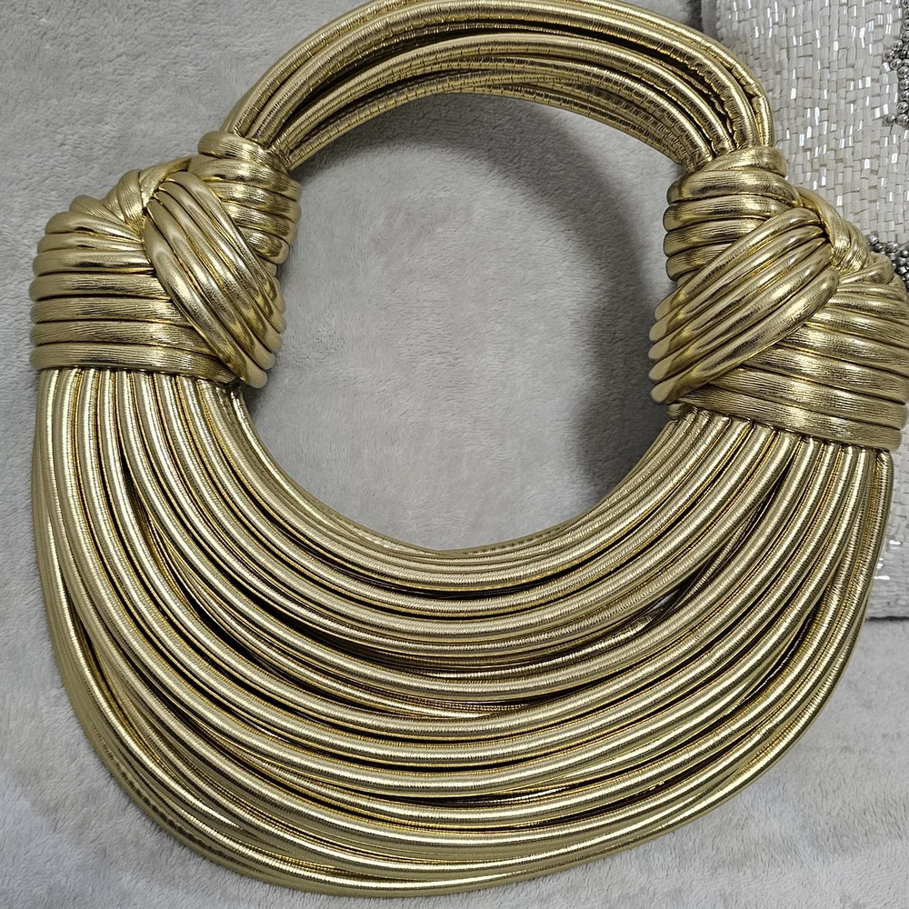 Verano Hill Gold Statement Necklace - Picture 3 of 9